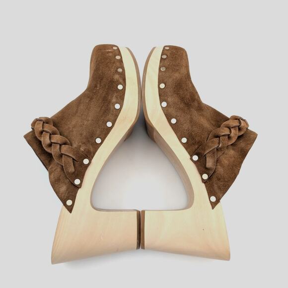 $395 Loeffler Randall Merrill Braided High Heel Clog Women's Size US11.5M EU42 - Picture 9 of 11